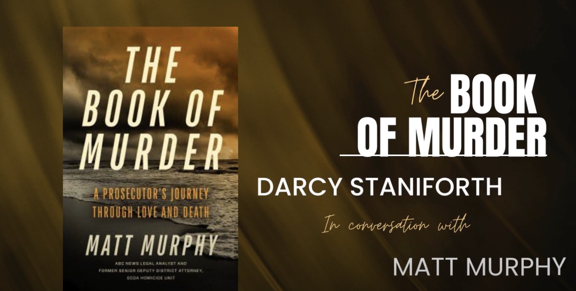 Interview: Darcy Staniforth in Conversation with Matt Murphy About The Book of Murder